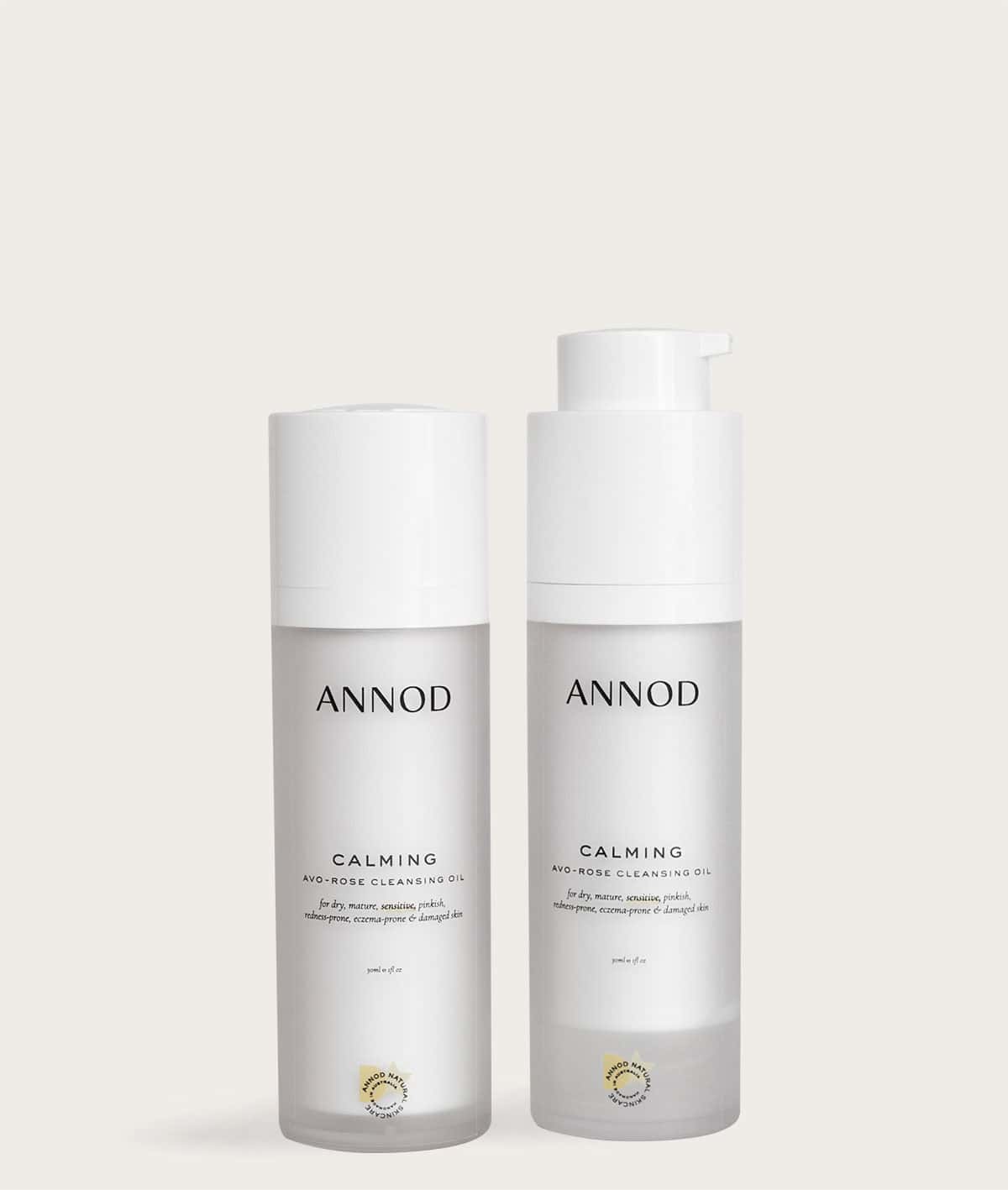 A set of Calming Avo-Rose Cleansing Oils, 30 ml