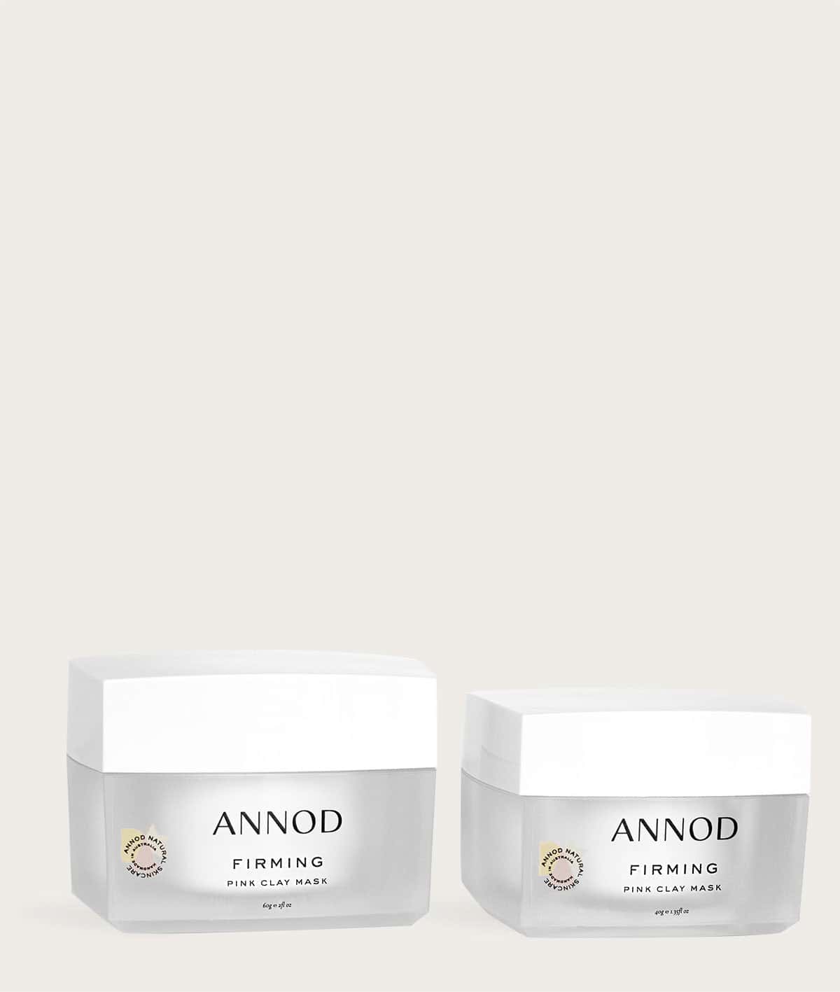 A set of Firming Pink Clay Mask 60g and 40g
