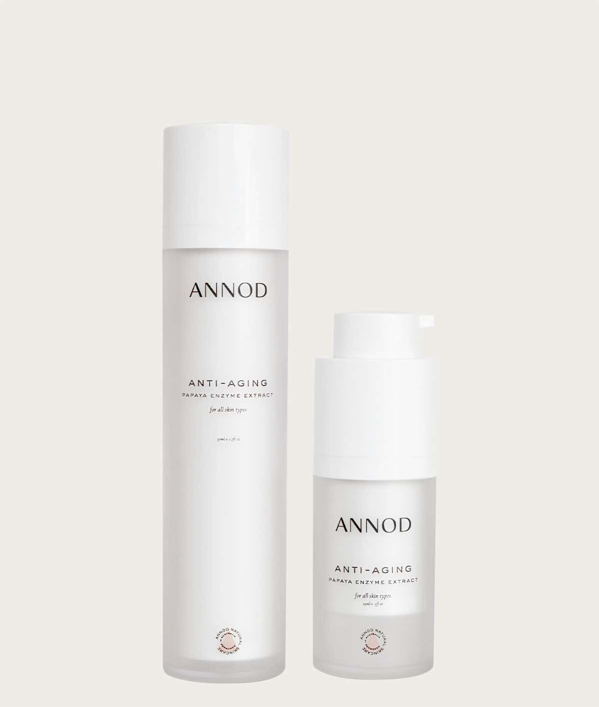 ANNOD-natural-skincare-anti-aging-papaya-set A set of Anti Aging Papaya Enzyme Extract, 50ml and 15ml